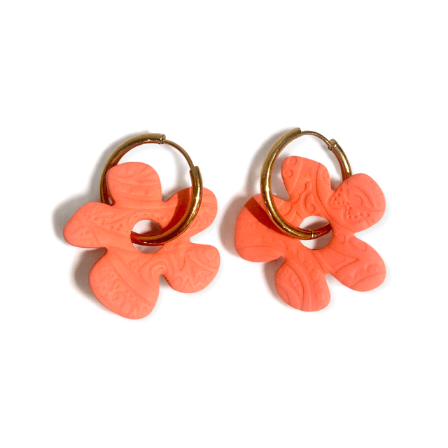 Grande fleur corail 