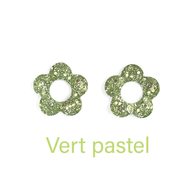 Boucles d’oreilles pailletées sans créole 
