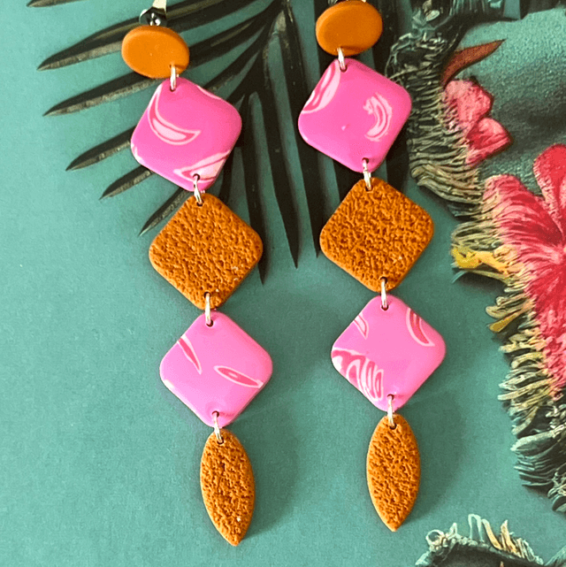 Boucles d’oreilles Papaye Pop