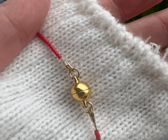 Ras de cou en perles rocailles Japonaise Miyuki