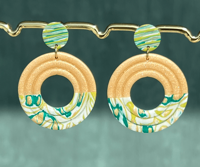  Boucles d’oreilles Oasis rondes