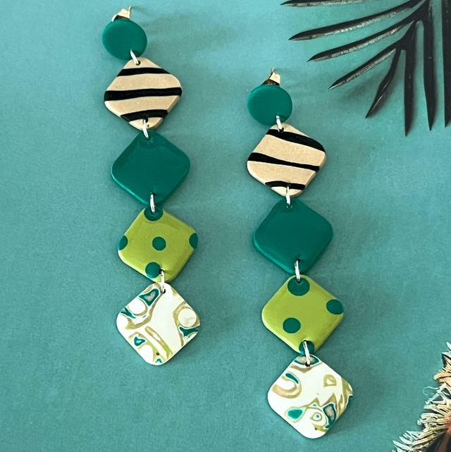 Boucles d’oreilles Jungle pop