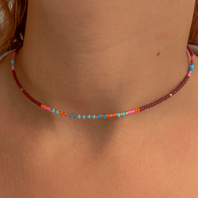 Ras de cou en perles rocaille Japonaise Miyuki
