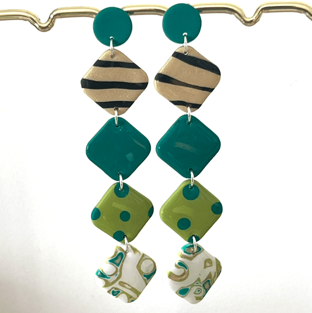 Boucles d’oreilles Jungle pop
